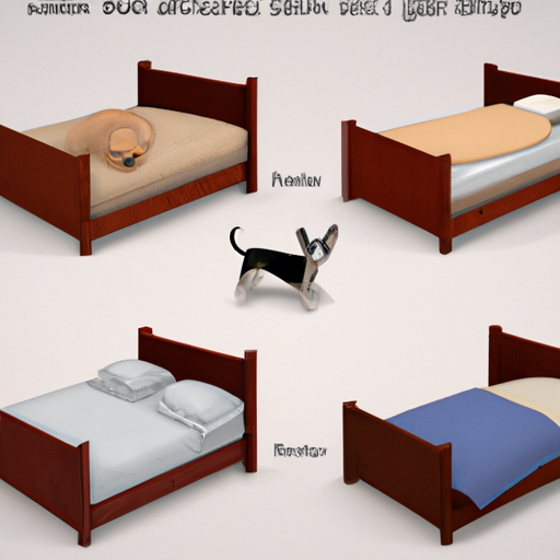 השוואה בין גדלי מיטה שונים עם גזעי כלבים קטנים שונים